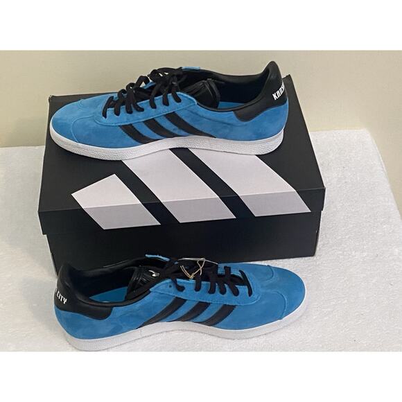 adidas Sporting Kansas City x Gazelle Men’s MLS Archive Collection Size 9 Blue - Picture 3 of 6